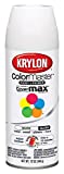 Krylon K05150107 ColorMaster Paint + Primer, Gloss, White, 12 oz.