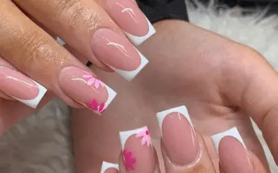 47 Square Short Acrylic Nails